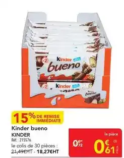 METRO Ferrero rocher - kinder bueno offre