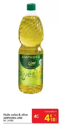 METRO Huile colza & olive offre