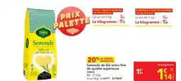 METRO Zakia - semola de la de extra fine de quilted superfiture offre