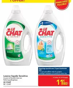 METRO La queue du chat - lessive liquide sensitive offre