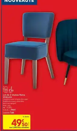 METRO Lot de 2 relaxed roma offre