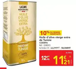 METRO Codefa - huile d'olive vierge extra de tunisie offre