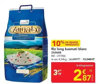 Kong - riz long basmati blanc