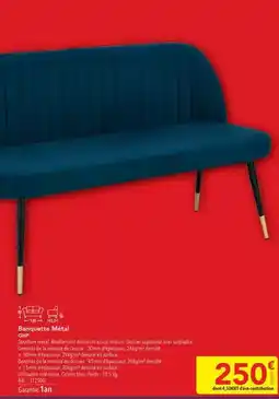 METRO Basquettes métal offre