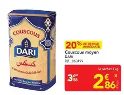 METRO Couscous moyen offre
