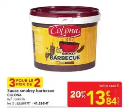 METRO Colona - sauce smokey barbecue offre
