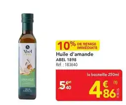 METRO Abel - huile d'amande offre