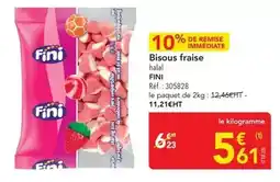 METRO Fini - bisous fraise halal offre