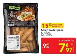 METRO Id halal - spicy poulet pané offre