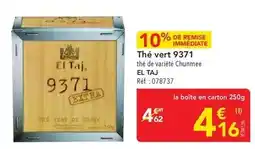 METRO Thé vert 9371 offre