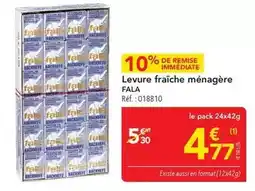 METRO Fa - levure fraîche ménagère offre