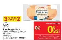 METRO Jacquet - pain burger halal offre