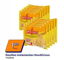 Action Nouilles instantanées noodlicious offre