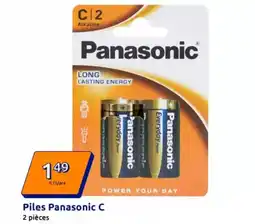 Action Panasonic - piles offre