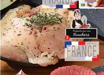 Cora x Carrefour Escalope de poulet mariné offre