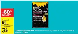 Carrefour Coloration OLIA GARNIER offre