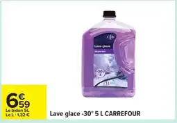 Carrefour Lave glace -30° 5 L CARREFOUR offre