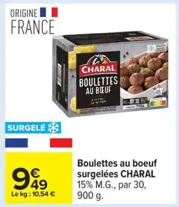 Carrefour Boulettes au Boeuf Surgelées Charal offre