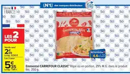 Carrefour Emmental CARREFOUR CLASSIC' offre
