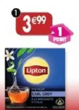 Maximo Noir earl grey à la bergamote d'italie lipton offre