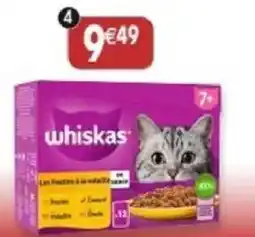 Maximo Whiskas les festins à la volaille en sauce chat sénior offre