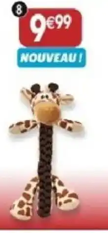 Maximo Jouet peluche girafe tressée offre