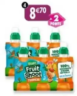 Maximo Lot de 2 packs de 6 bouteilles de fruit shoot tropical offre