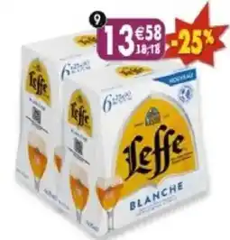 Maximo Lot de 2 packs de 6 bouteilles de Leffe blanche 5,7 offre