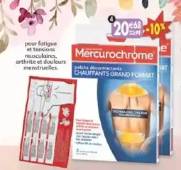 Maximo Lot de 2 x 2 patchs décontractants chauffants mercurochrome offre