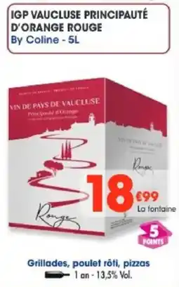 Maximo Igp vaucluse principauté d'orange rouge offre