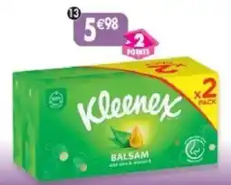 Maximo Lot de 2 boîtes de 64 mouchoirs balsam kleenex offre
