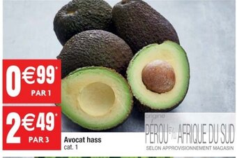Cora x Carrefour Avocat hass offre