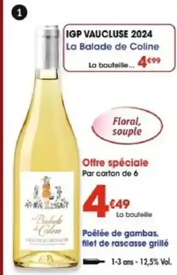 Maximo Igp vaucluse 2024 la balade de coline offre