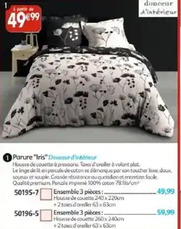 Maximo Parure iris douceur d'intérieur offre