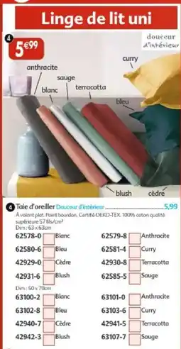 Maximo Taie d'oreiller douceur d'intérieur offre