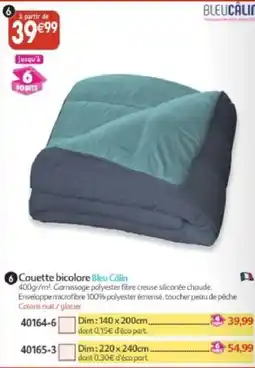 Maximo Couette bicolore bleu călin offre