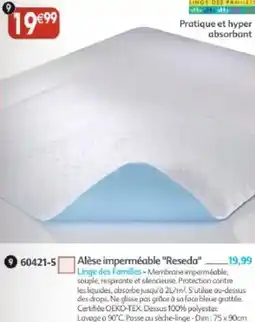 Maximo Alèse imperméable reseda linge des familles offre