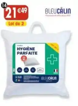 Maximo 2 oreillers Hygiène parfaite offre