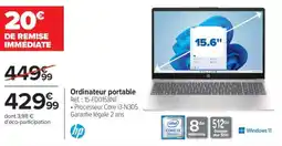 Carrefour Ordinateur portable offre