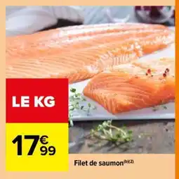 Carrefour FILET DE SAUMON offre