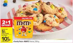 Carrefour Family Pack M&M'S Peanut, 550 g offre