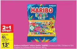 Carrefour Bonbons multipack édition limitée HARIBO offre