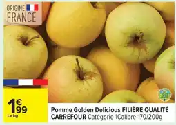 Carrefour Pomme Golden Delicious offre