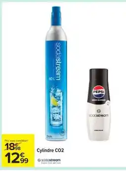 Carrefour Cylindre CO2 offre