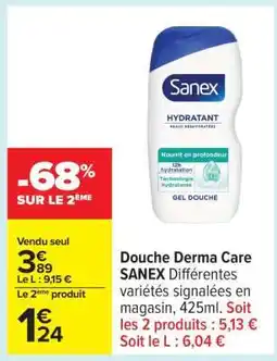 Carrefour Douche Derma Care SANEX offre