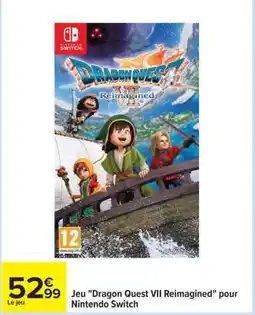Carrefour Jeu Dragon Quest VII Reimagined pour Nintendo Switch offre