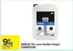 Carrefour Adblue 10 L avec flexible intégré CARREFOUR offre