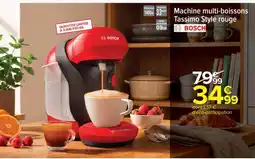 Carrefour Machine multi-boissons Tassimo Style rouge offre