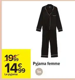 Carrefour Pyjama femme offre