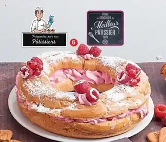 Cora x Carrefour Paris-brest framboises spéculoos offre